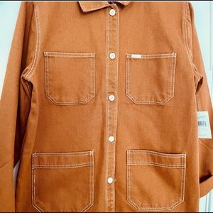Brixton Philly Chore coat in Amber